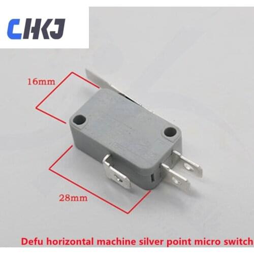 CHKJ For Defu horizontal machine silver point micro switch For Defu key machine accessories micro switch