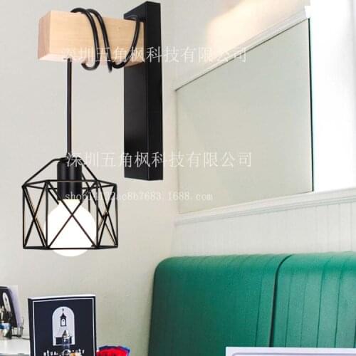 Crystal bedroom light nordic decoration home bedroom light glass ball corridor living room corridor wall lamp wall lamp