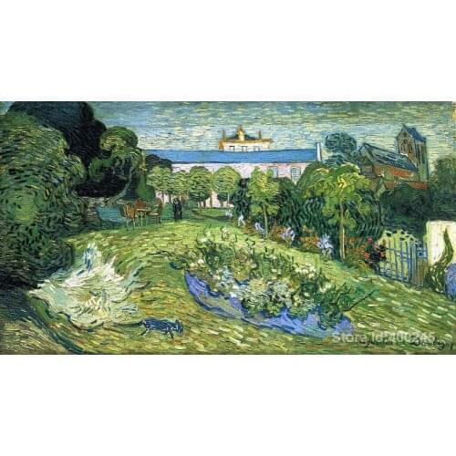 Impressionist art Daubignys Garden Vincent Van Gogh paintings home decor Handmade High quality