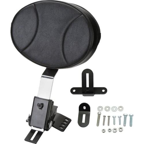 Motorcycle Adjustable Plug-In Driver Rider Backrest Kit For Harley Touring Electra Street Glide Road King 1997-2016 2015 2014