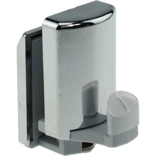 Set of 4 Chrome Shower door Lower Hooks / rollers / pulleys / runners