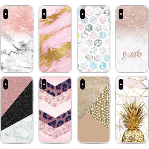 Not Glitter Printed Marble Phone Case For OPPO Find X2 Pro A9 A8 A5 A31 2020 A91 AX5S Realme 5 6 X50 Reno A 3 Pro A52 A72 Cover