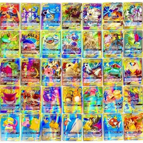 2020 New Pokemones card Vmax card GX tag team EX Mega shinny card Game Battle Carte Trading TAKARA TOMY Cards Children Toy