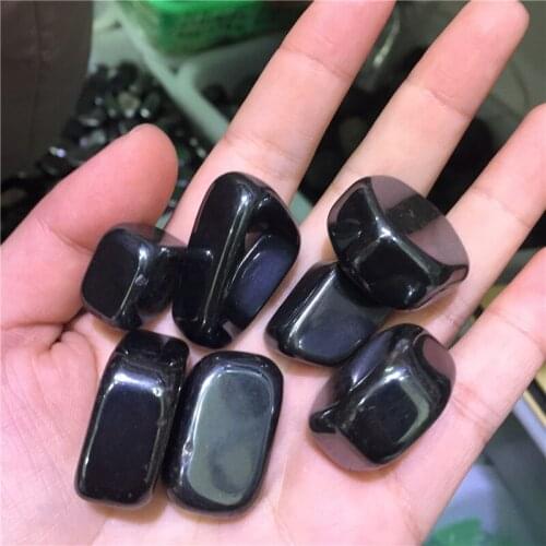 Wholesale High Polished Gemstones Tumbled Stones Silver Hematite