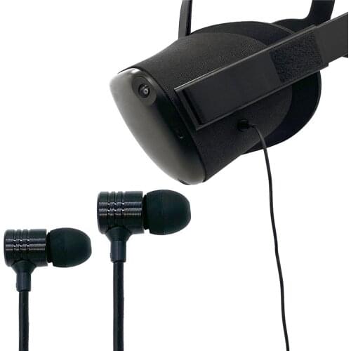 For Oculus Quest VR Headset Replacement Earphone In-ear Earbuds Headphones 30cm