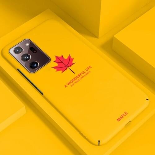 Ultra-thin Matte PC Phone Case For Samsung Galaxy S21 S20 S10 E S9 S8 Note 20 10 9 8 Plus Protection Cover