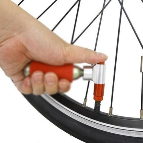 Cycling Pump MTB Road Bike Bicycle Mini Portable Co2 Emergency Pump Inflator Without Gas Bottle