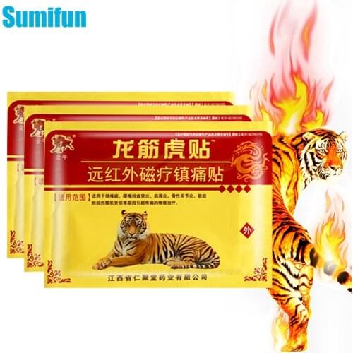 8pc Tiger Balm Arthritis Joint Patch Muscle Neck Back Sprain Pain Relief Paste Sticker Body Relax Massage Herbal Medical Plaster