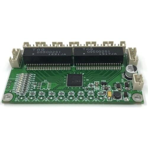 ANDDEAR Customized industrial 8 port 10/100M unmanaged network ethernet switch 12v pcba module network switch