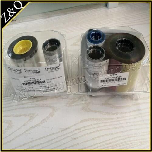 Datacard CR809 priner ink ribbon 513382-201-R086 and film 513402-002-R086