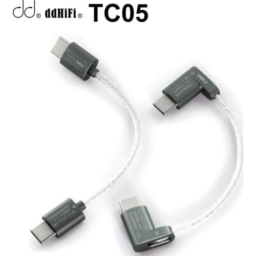 DD ddHiFi TC05 TypeC to Type C USB OTG Cable Connect USB-C Decoders /Music Players with Smartphones/Computer