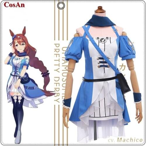 Hot Game Umamusume:Pretty Derby Super Creek Cosplay Costume Female Lovely Uniform Dress Activity Party Role Play Clothing S-XL