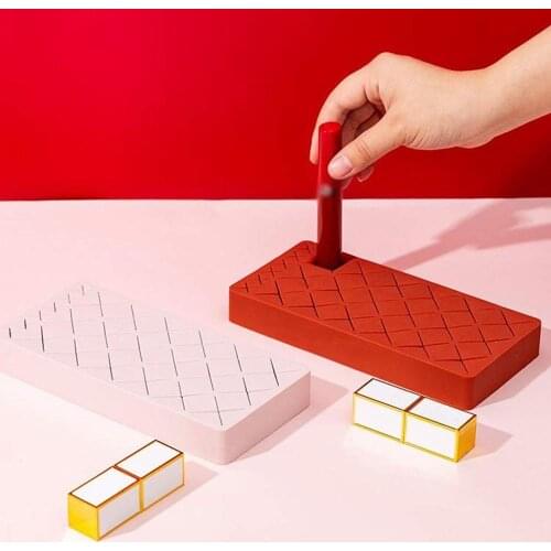 Lipstick Storage Box Multi Grid Desktop Cosmetics Finishing Box Lip Glaze Lipstick Box Creative Lipstick Frame Rack