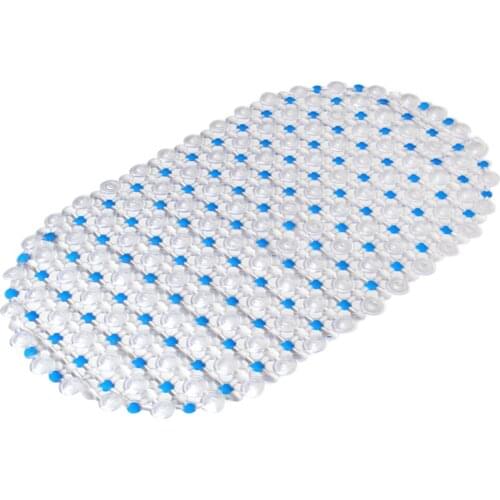 Bathroom Tub Non-Slip Bath Floor Bubble Shower Tub Mat Plastic Rubber PVC
