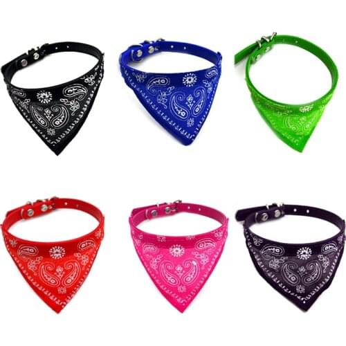 New Fahsion Small Dog Scarf Adjustable Pet Cat Collars Scarf Neckerchief Necklace trigon Pet accessories
