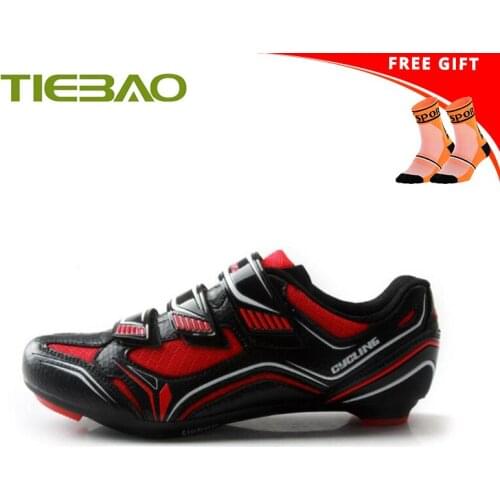 Tiebao Road Cycling Shoes Men Women Self-locking Breathable Bicycle Riding Sneakers Nylon Sapatilha Ciclismo Road Bike Shoes