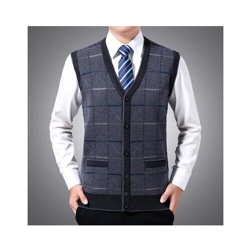 Middle-aged christmas sweaters men Knit cardigan clothes mens Long sleeve sweater sueter hombre erkek kazak homme autumn B328