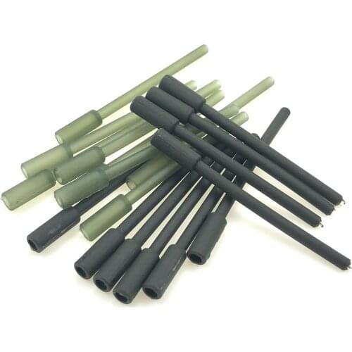 20pcs /lot Carp fishing Hard inline lead inserts Shockleader Sleeve making equipment deep zone teriminal tackle hook link