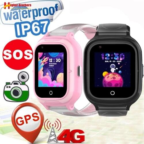 Smart 4G SIM Card Remote Camera GPS WIFI Trace Location Kids Student Smartwatch SOS Video Call Monitor Sport Android Phone Watch