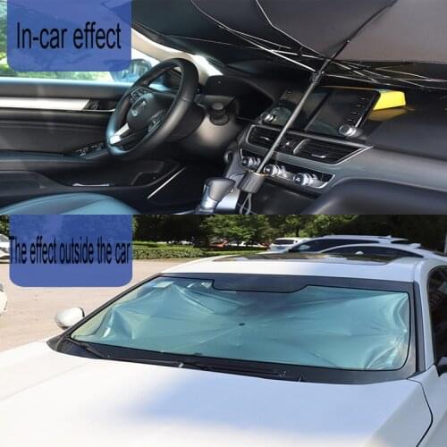 Car Sun Shade Protector Parasol Auto Front Window Sunshade Covers Car Sun Protector Interior Windshield Protection Accessories