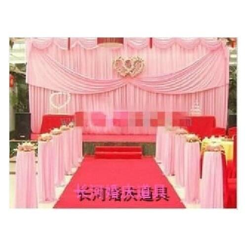 3m*6m wedding decoration wedding stage curtain Luxurious Wedding Backdrop Mariage background