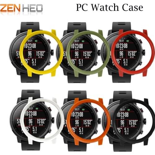 PC protective case cover for xiaomi huami amazfit 2 2S stratos watch protector colorful smart watch protect shell for amazfit 2