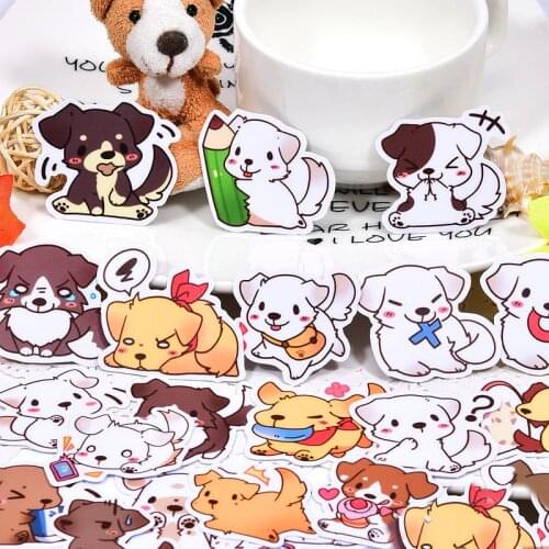 40pcs Creative kawaii Cute Cartoon dogs scrapbooking stickers /decorative sticker /DIY craft photo albums/Children