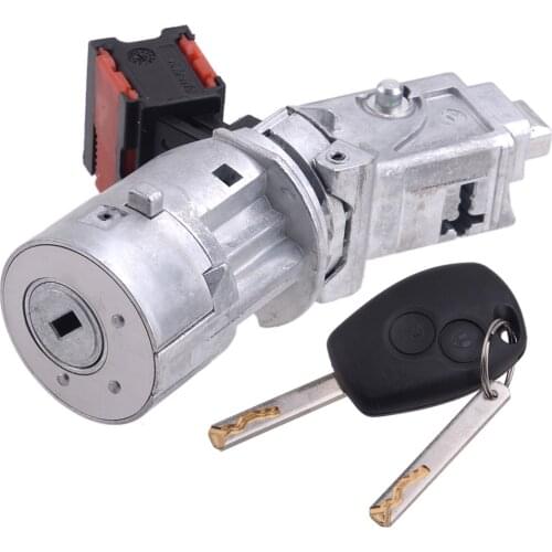 8200214168 Car Ignition Lock Barrel Switch Keys 7701208408 Fit For Renault Master Trafic Wind Vauxhall Vivaro Nissan NV400 NV300