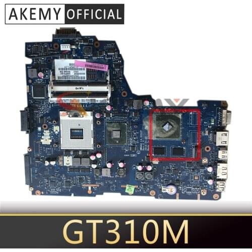 AKEMY Laptop Motherboard For Toshiba Satellite A660 A665 NWQAA LA-6062P K000109850 HM55 GT310M Graphics DDR3 Main board works