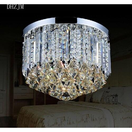 Free shipping Fashion Luxury Modern Crystal Ceiling Light lustres de cristal luminaria teto Abajur For Living Room