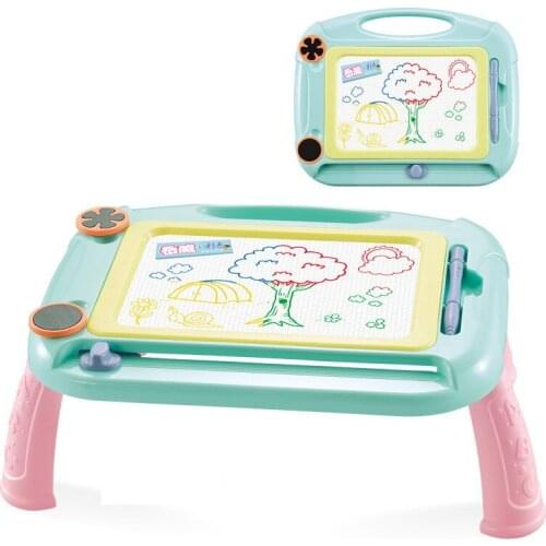 Childrens funny color drawing board table colorful graffiti drawing board baby magnetic writing board educational early