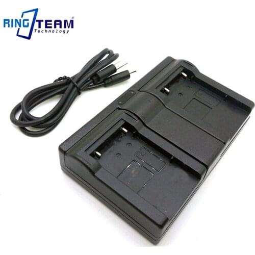 USB Dual Charger for SONY NP-FM50 FM70 FM90 NP F970 F980 F960 F950 F770 F750 F570 F550 for JVC V607u V617u and More Batteries