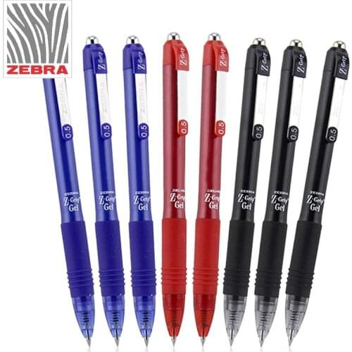 6 pcs/lot Zebra C-JJ3-CN Gel Pens 0.5mm Rollerball Pen Gel pen Writing Supplies Office & School Supplies wholesale