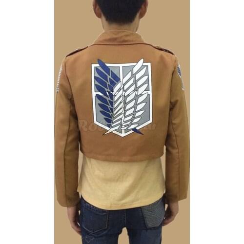 Attack on Titan Scout Legion Jacket Cosplay Costume Anime Halloween Shingeki no Kyojin Recon Corps Unisex Coat C34M159