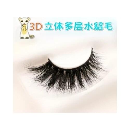 Top sale Makeup Mink Lashes 3D Mink Cross False Eyelashes Long Lasting Lashes Natural & Lightweight Winged Mink Eyelashes