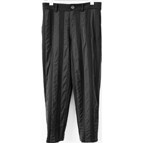 27-46 Customizable New mens clothing hair stylist can GD my sewing knitting fashion casual pants plus size clothing 27-44