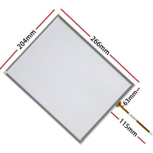 New 12.1 inch 4 wire applies to TPC1261/TPC1262 touch screen 266*204mm