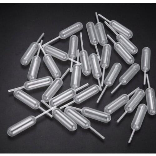 50/100pcs Disposable Pipettes Ice Cream Jelly Milkshake Droppers Pipette Cupcake Mousse Macaron Baking Tools