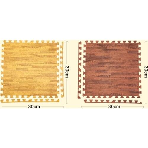 Foam Play Puzzle Mats Wood Grain Soft Non-slip DIY Toy Floor Carpets Reduce Noise SUB Sale