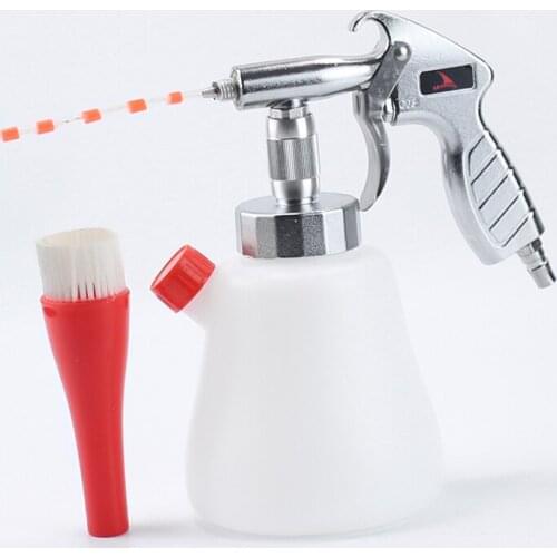 Pneumatic Tornado Car Cleaning Gun Air Car Washer Soft Plastic Tube Auto Inner Cleaning Gun