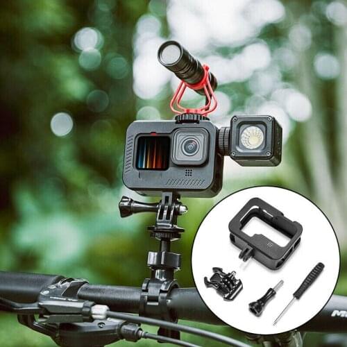 Durable Aluminium Frame Shell Protective Cover For GoPro Hero 9 Black Camera