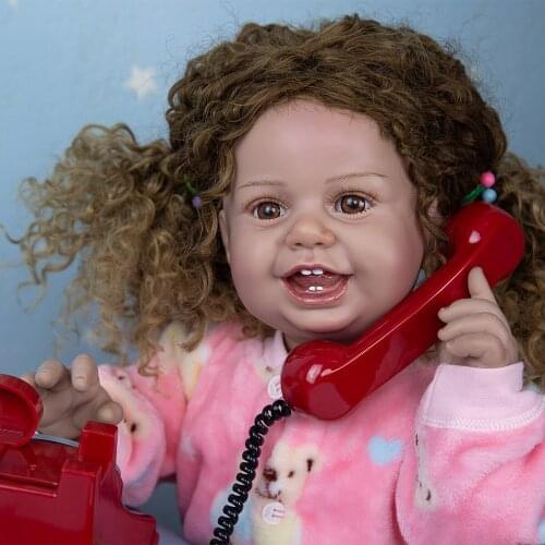 27 Inch Lifelike Lovely Girl Reborn Baby Doll Cloth Body huge bebe reborn Babies toys Kids Playmates Birthday Gifts