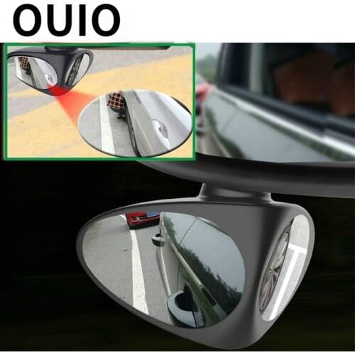Adjustable Rearview Mirror 360 Wide Angle Auxiliary For Citroen C4 Hyundai Solaris I30 Ix35 Creta Ford Fiesta Fusion Ranger 2019