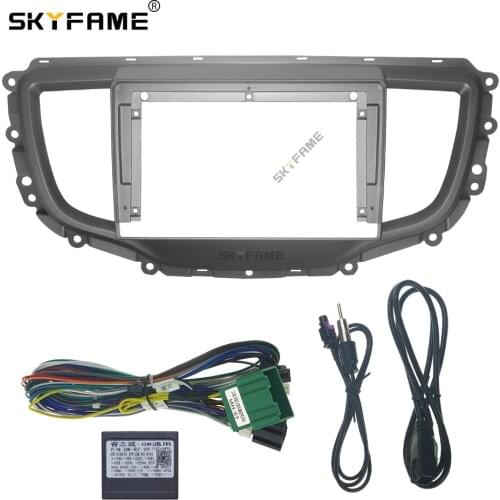 SKYFAME Car Frame Cable CANBUS For Buick GL8 2011-2013 Android Big Screen Dash Panel Frame Fascia