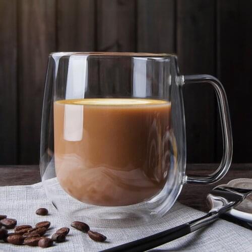 TIDYLADDY Double Wall Glass Cups