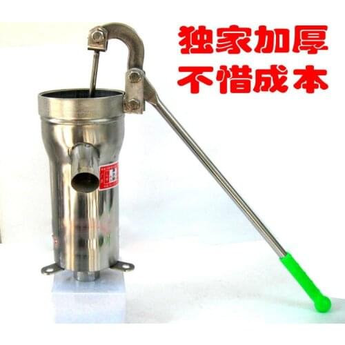 Thickened 2MM well pump Stainless steel Hand pump wells Pressure water Domestic Oil pump Manual pump Water shaking machine