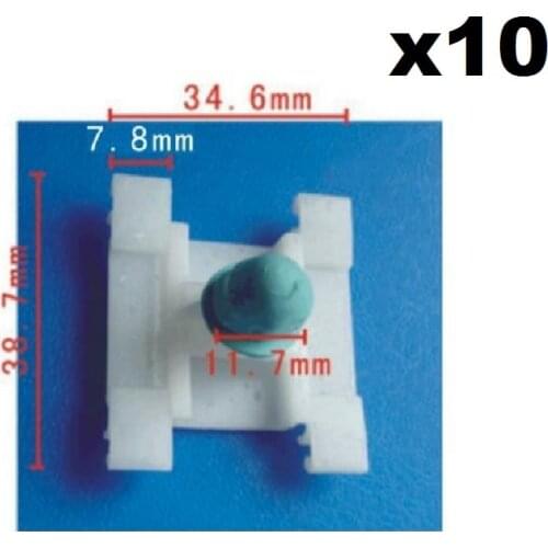 FOR FORVW GOLF MK3 FORGTI VENTO DOOR TRIM CLIPS EXTERIOR MOULDING VR6 1H0853585B x10 plastic clips