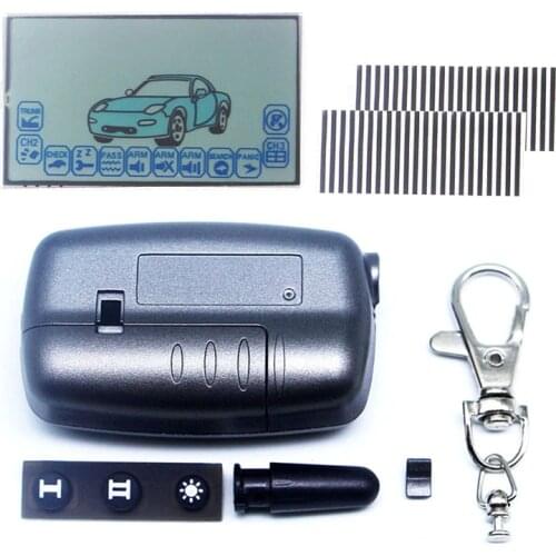 LCD display Train + Russian version A6 Case for car remote control starline A6 LCD display flexible cable Fob Keychain