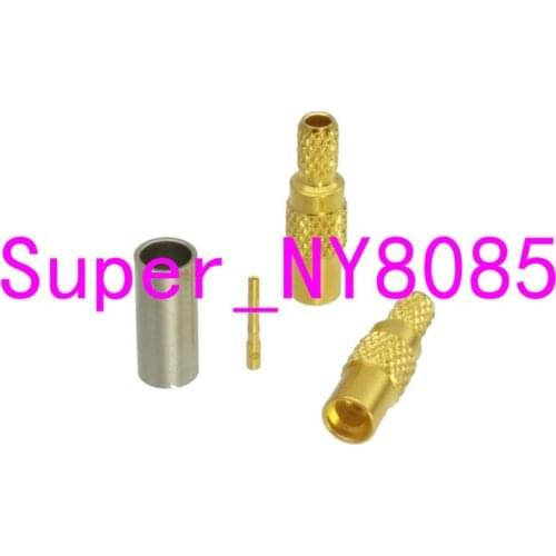 1Pcs MMCX female jack crimp RG174 RG316 LMR100 Cable RF Coaxial connector