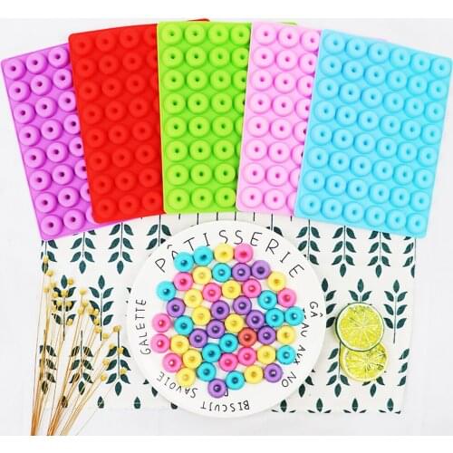 18/48 Cavity Silicone Mini Donuts Cake Mold Chocolate Biscuit Cake Cupcake Doughnut Mould Home Baking Dessert Kitchen Tools